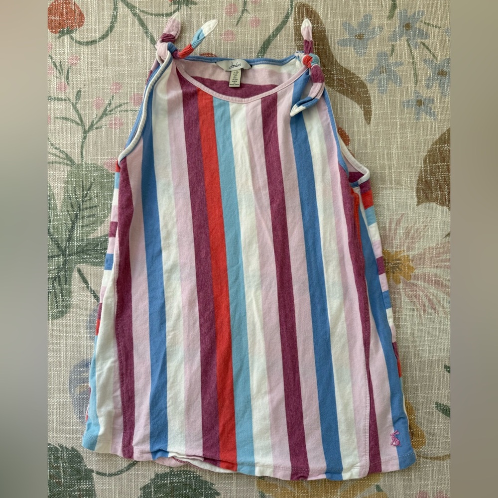 Joules Multicolor Striped Kids Tank Top